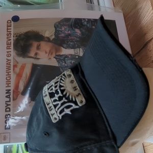 Vtg 90's THE BOB DYLAN SHOW Adjustable Band Distressed Cap Concert Hat RARE!